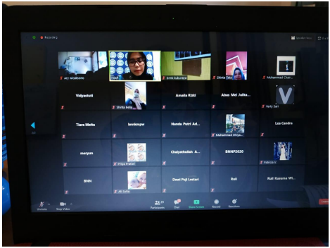 BNNP KALBAR GELAR ZOOM WEBINAR