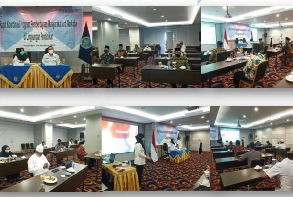 RAPAT KOORDINASI PROGRAM DAYAMAS ANTI NARKOBA DILINGKUNGAN PENDIDIKAN PONDOK PESANTREN