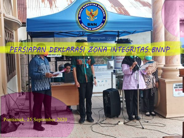 PERSIAPAN DEKLARASI ZONA INTEGRITAS BNNP KALBAR