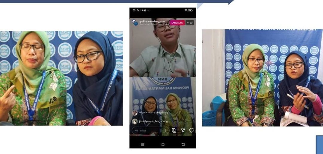 OBROLAN SISWA ASIK MELALUI LIVE INSTAGRAM OBROLAN SISWA ASIK MELALUI LIVE INSTAGRAM