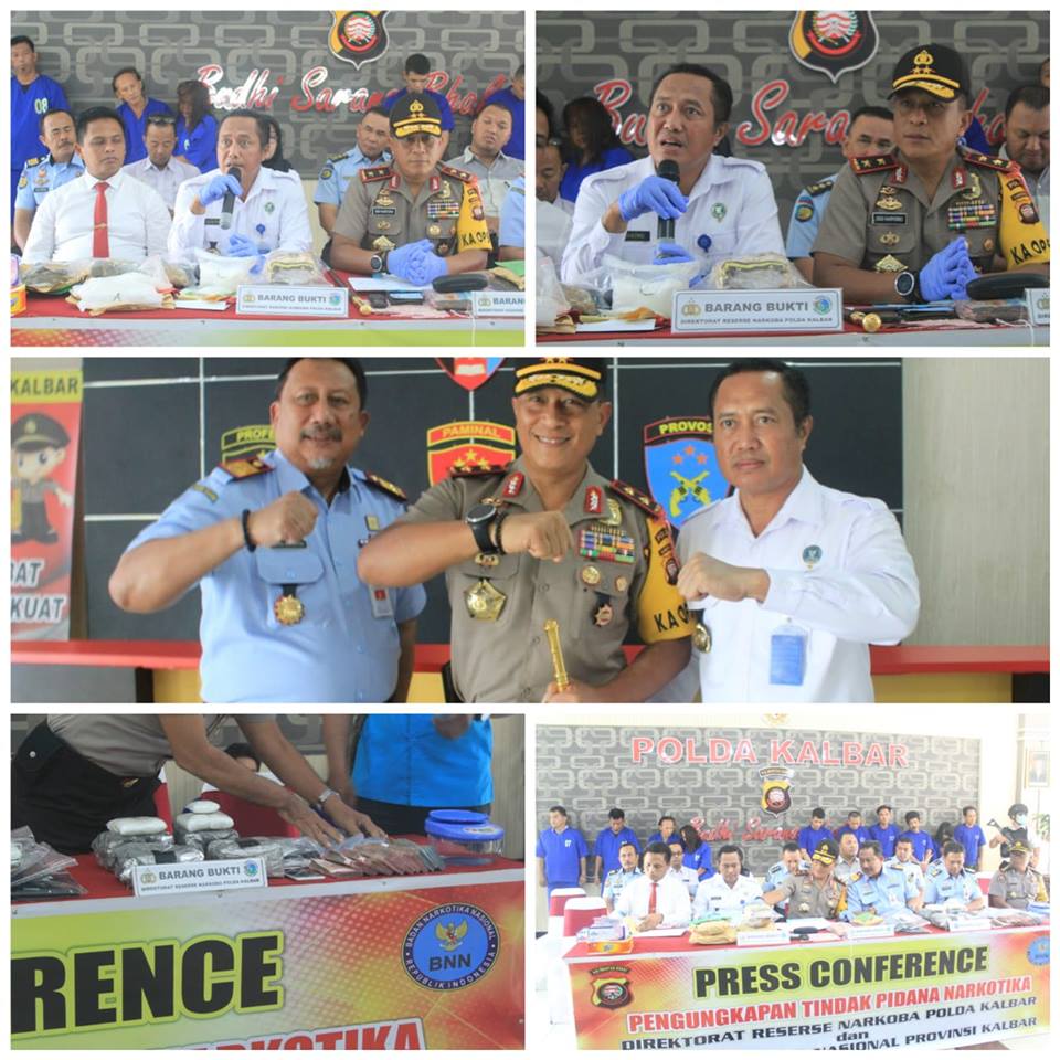 BADAN NARKOTIKA NASIONAL PROVINSI KALIMANTAN BARAT GELAR PRESS RELEASE BERSAMA POLDA KALIMANTAN BARAT BADAN NARKOTIKA NASIONAL PROVINSI KALIMANTAN BARAT GELAR PRESS RELEASE BERSAMA POLDA KALIMANTAN BARAT