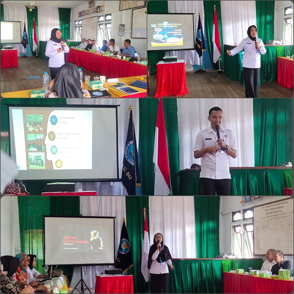 BIMTEK PENGGIAT ANTI NARKOBA DI DESA JONGKONG KANAN KABUPATEN KAPUAS HULU BIMTEK PENGGIAT ANTI NARKOBA DI DESA JONGKONG KANAN KABUPATEN KAPUAS HULU