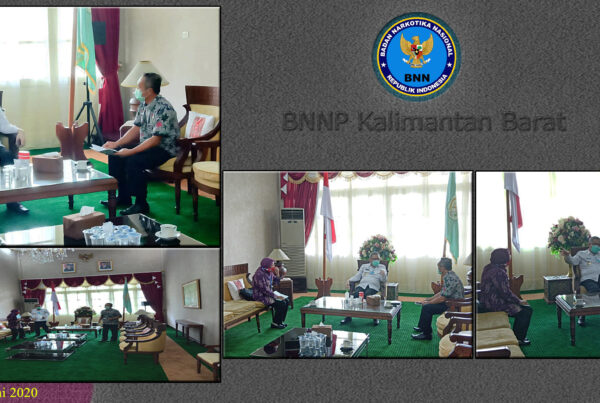 KEPALA BNNP KALBAR MENGHADAP GUBERNUR DALAM PERSIAPAN HANI 2020
