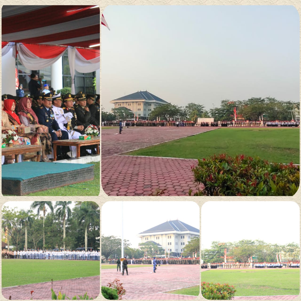 UPACARA PENURUNAN BENDERA HUT RI KE-74 UPACARA PENURUNAN BENDERA HUT RI KE-74