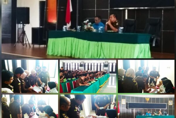 KEJAKSAAN TINGGI KALIMANTAN BARAT GELAR P4GN DI LINGKUNGAN KERJANYA