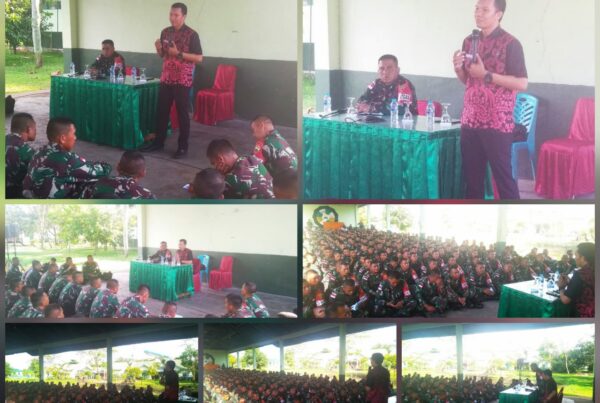 PEMBEKALAN TERHADAP ANGGOTA PAMTAS YONIF 133/TANJUNGPURA