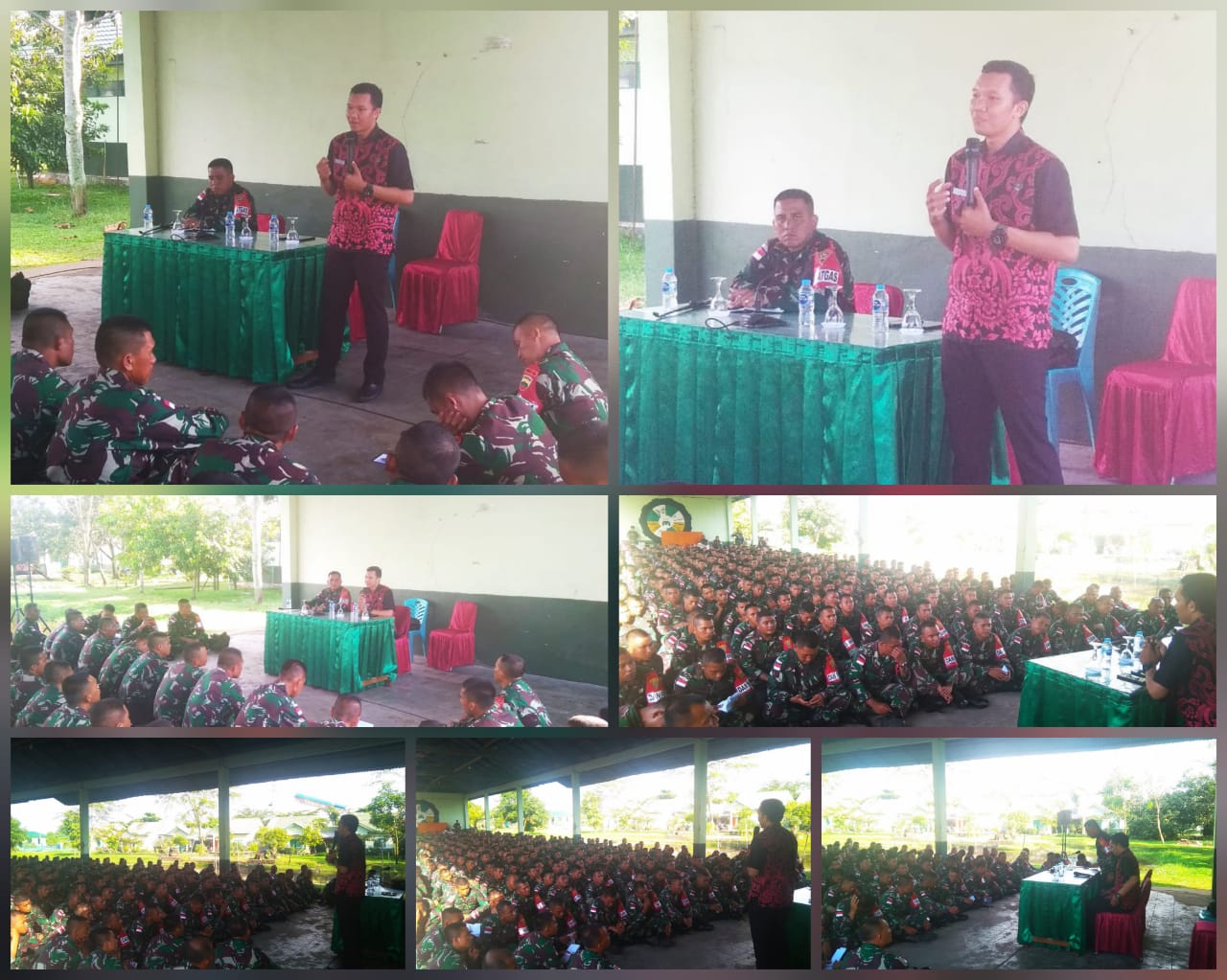 PEMBEKALAN TERHADAP ANGGOTA PAMTAS YONIF 133/TANJUNGPURA PEMBEKALAN TERHADAP ANGGOTA PAMTAS YONIF 133/TANJUNGPURA