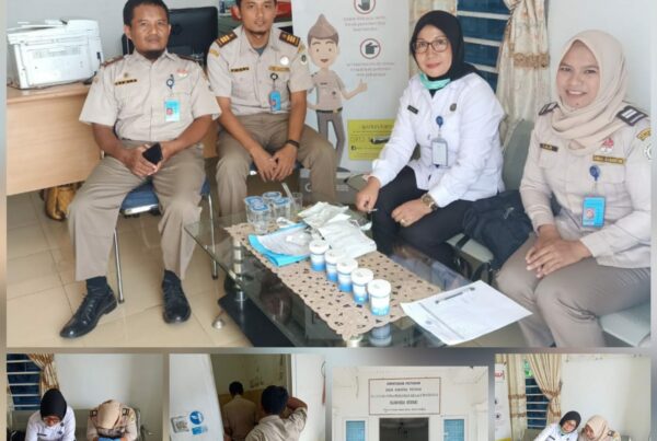 TEST URIN PEGAWAI BALAI KARANTINA PERTANIAN KELAS I PONTIANAK DI WILAYAH KERJA SINTETE DAN KETAPANG