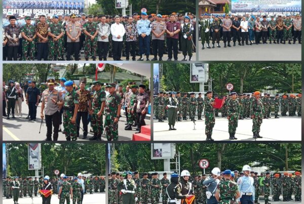 UPACARA GELAR OPS GAKTIB "WASPADA WIRA MANDAU" DAN OPS YUSTISI "CITRA WIRA MANDAU" TA 2020