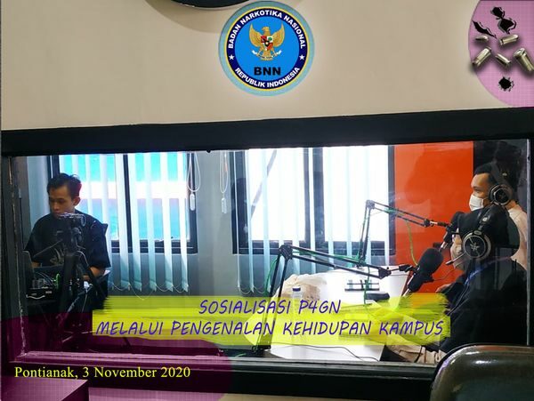 PENGENALAN KEHIDUPAN KAMPUS BAGI MAHASISWA BARU (PKKMB) BNNP KALBAR SOSIALISASIKAN P4GN PENGENALAN KEHIDUPAN KAMPUS BAGI MAHASISWA BARU (PKKMB) BNNP KALBAR SOSIALISASIKAN P4GN