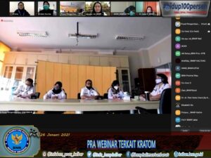 KEGIATAN PRA WEBINAR TERKAIT KRATOM KEGIATAN PRA WEBINAR TERKAIT KRATOM