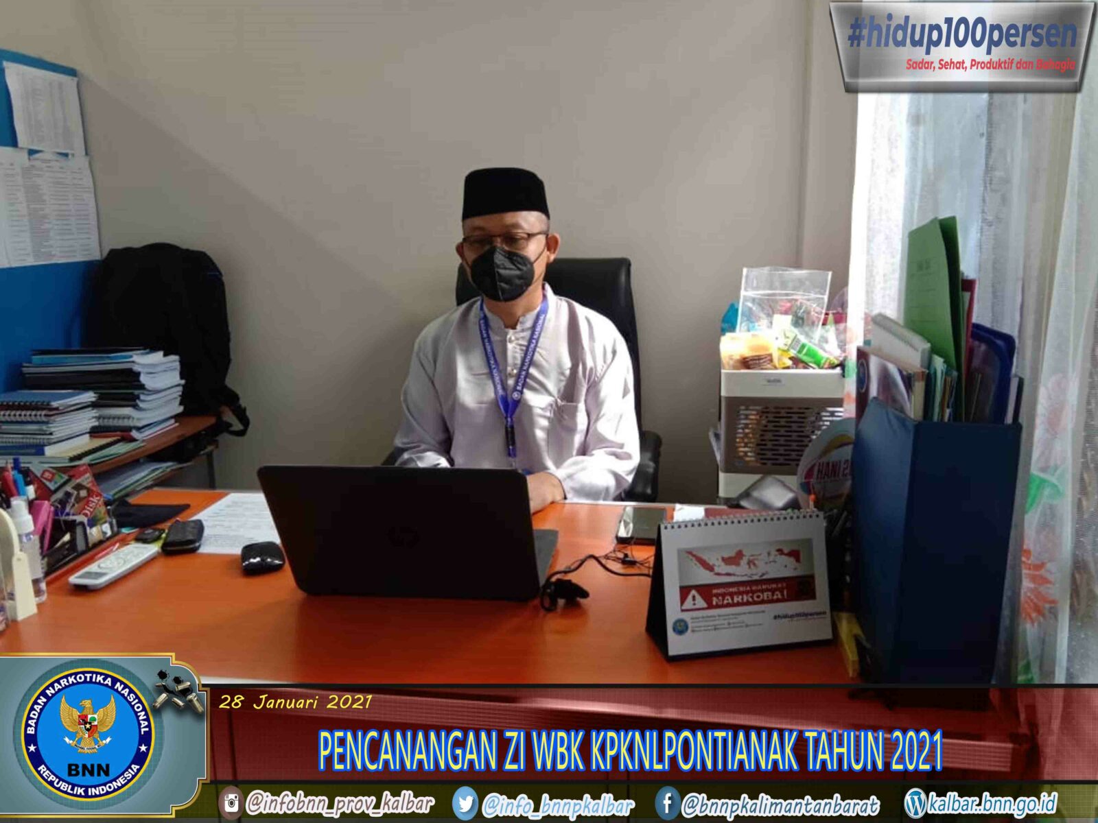 BNNP KALBAR HADIRI PENCANANGAN ZI WBK KPKNL PONTIANAK BNNP KALBAR HADIRI PENCANANGAN ZI WBK KPKNL PONTIANAK