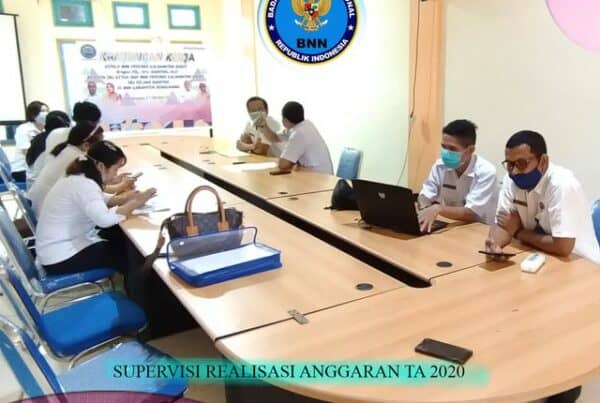 SUPERVISI PENYERAPAN ANGGARAN TA 2020 KE BNNK BENGKAYANG