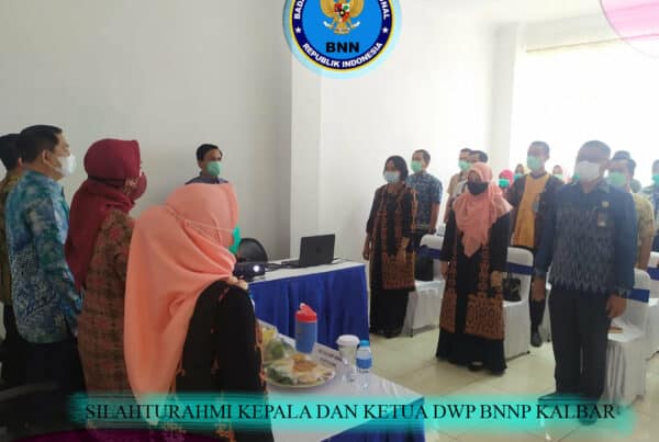 KEPALA DAN KETUA DWP BNNP KALBAR KUNJUNGI BNN KOTA PONTIANAK