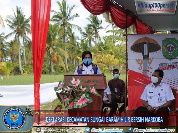 DEKLARASI KELURAHAN BERSIH NARKOBA KECAMATAN SUNGAI GARAM HILIR SINGKAWANG UTARA