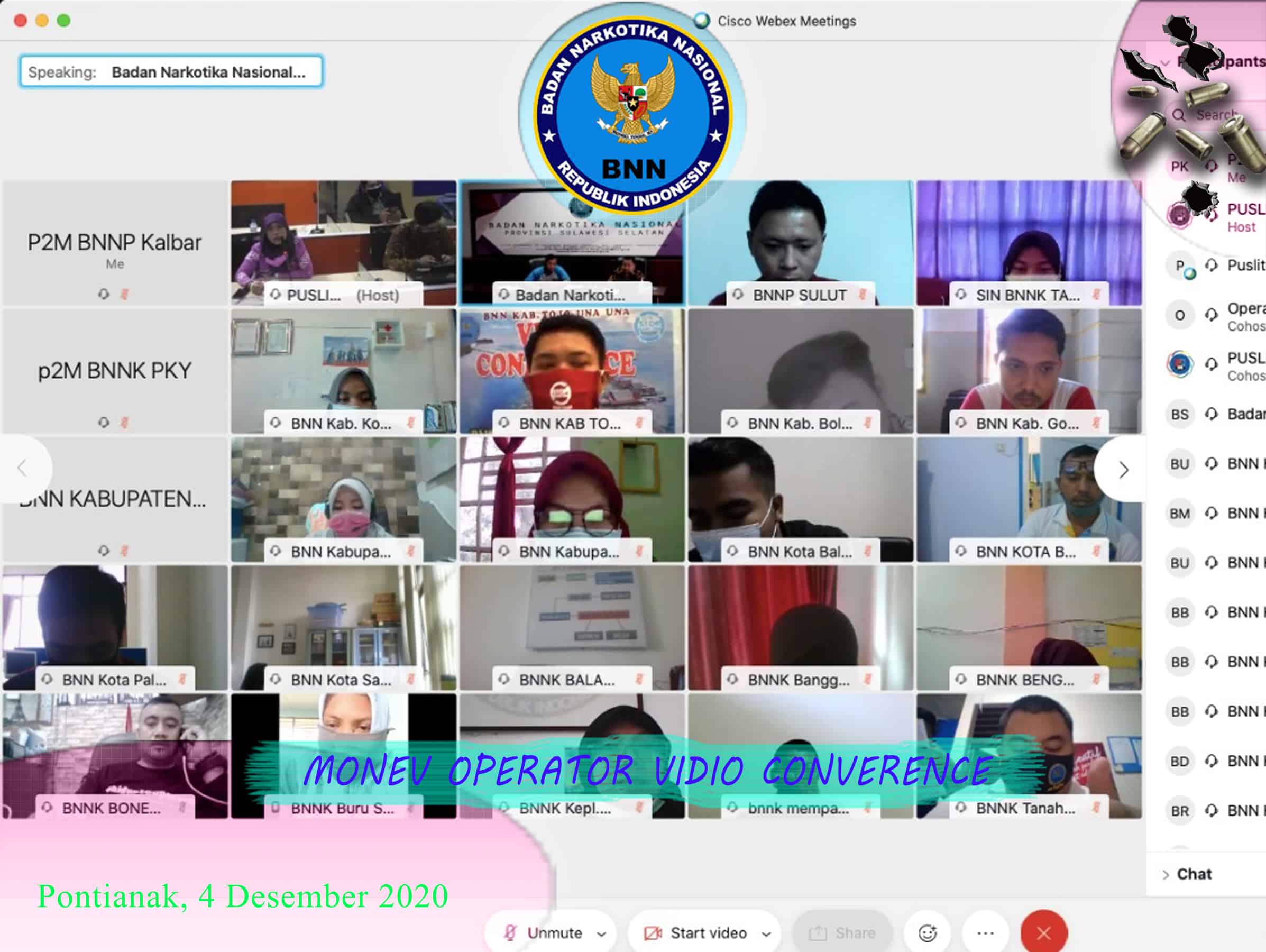 MONEV OPERATOR SISTEM MANAJEMEN APLIKASI P4GN DI LINGKUNGAN BNN MONEV OPERATOR SISTEM MANAJEMEN APLIKASI P4GN DI LINGKUNGAN BNN