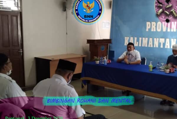BNNP KALBAR GELAR BIMBINGAN ROHANI DAN MENTAL KEPADA ANGGOTA