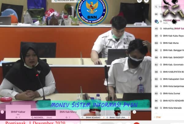 MONITORING DAN EVALUASI SISTEM INFORMASI NARKOBA