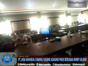 PT. JASA RAHARJA CAB.KALBAR SELENGGARAKAN P4GN BERSAMA BNNP KALBAR PT. JASA RAHARJA CAB.KALBAR SELENGGARAKAN P4GN BERSAMA BNNP KALBAR