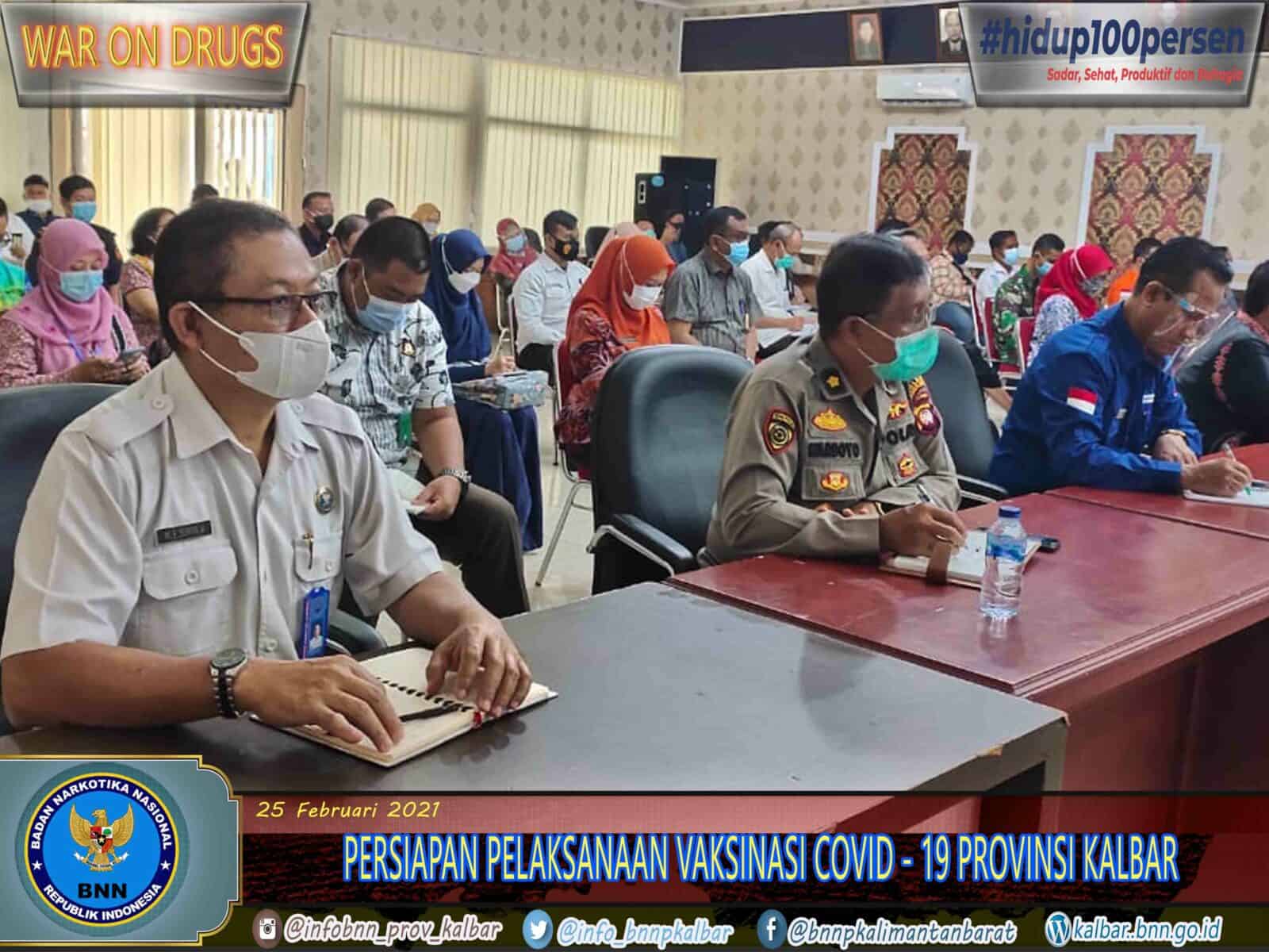 RAPAT PERSIAPAN VAKSINASI COVID 19 BAGI PELAYAN PUBLIK PROVINSI KALBAR RAPAT PERSIAPAN VAKSINASI COVID 19 BAGI PELAYAN PUBLIK PROVINSI KALBAR