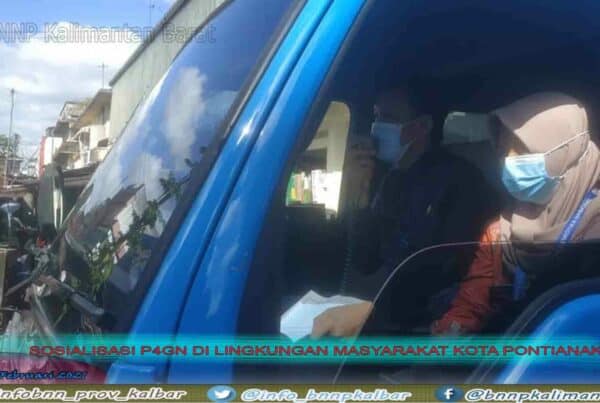 SOSIALISASAI P4GN DITENGAH AKTIVITAS MASYARAKAT KOTA PONTIANAK