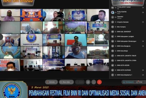 PEMBAHASAN FESTIVAL FILM BNN RI DAN OPTIMALISASI MEDIA SOSIAL DAN ANEV