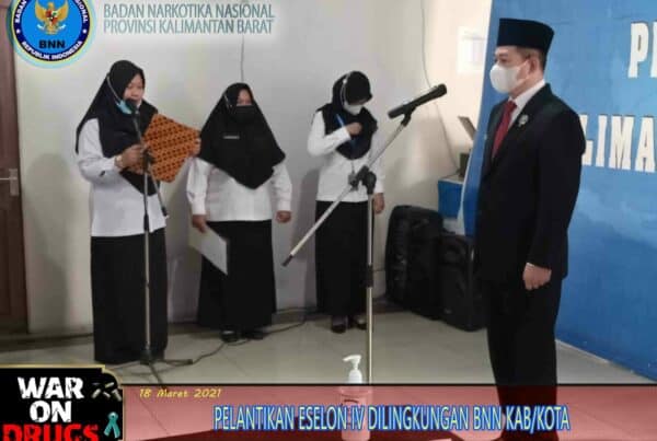 PELANTIKAN JABATAN ESELON IV LINGKUNGAN BNN KAB/KOTA