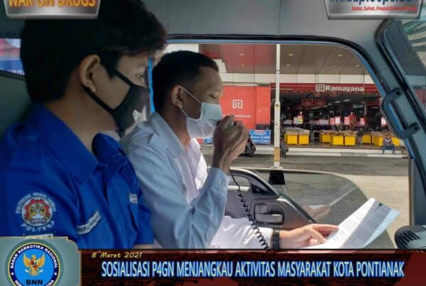 KOMUNIKASI INFORMASI EDUKASI P4GN KELILING JANGKAU AKTIVITAS MASYARAKAT KOTA PONTIANAK
