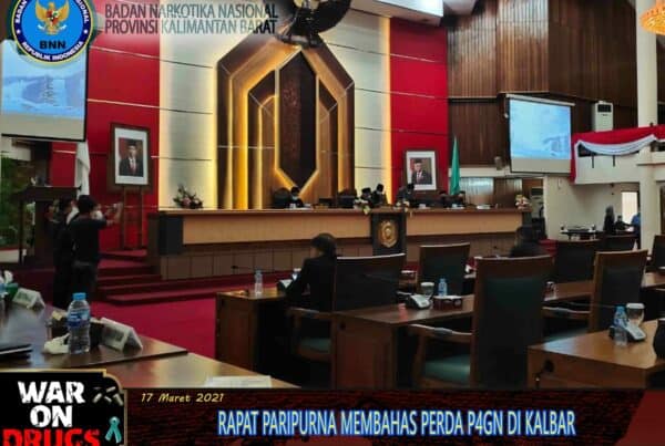 RAPAT PARIPURNA DALAM PENETAPAN PERDA P4GN KALBAR