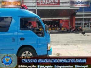 KOMUNIKASI INFORMASI EDUKASI P4GN KELILING JANGKAU AKTIVITAS MASYARAKAT KOTA PONTIANAK KOMUNIKASI INFORMASI EDUKASI P4GN KELILING JANGKAU AKTIVITAS MASYARAKAT KOTA PONTIANAK