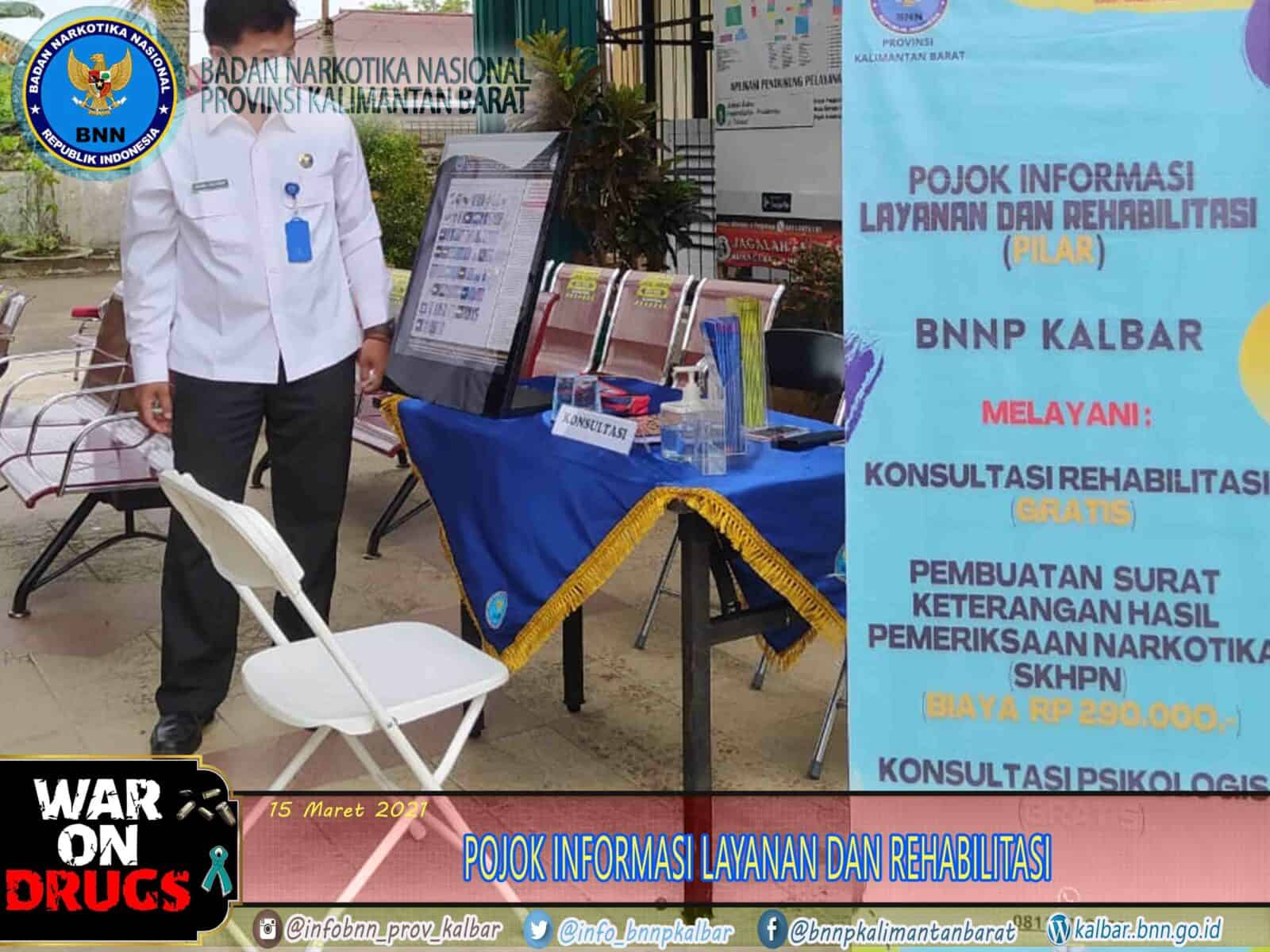 POJOK INFORMASI LAYANAN DAN REHABILITASI DI SAMSAT PONTIANAK POJOK INFORMASI LAYANAN DAN REHABILITASI DI SAMSAT PONTIANAK