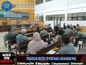 PENGADILAN MILITER I-50 PONTIANAK LAKSANAKAN P4GN PENGADILAN MILITER I-50 PONTIANAK LAKSANAKAN P4GN
