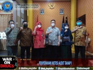 PENYERAHAN NOTISI AUDIT TAHAP I BNNP KALBAR TH. 2021 PENYERAHAN NOTISI AUDIT TAHAP I BNNP KALBAR TH. 2021