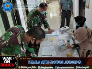 PENGADILAN MILITER I-50 PONTIANAK LAKSANAKAN P4GN PENGADILAN MILITER I-50 PONTIANAK LAKSANAKAN P4GN