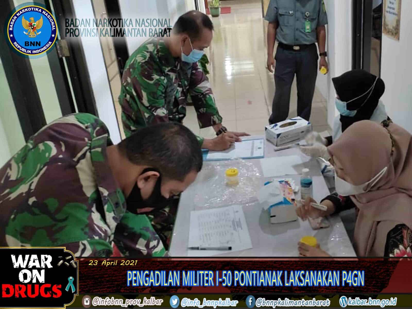 PENGADILAN MILITER I-50 PONTIANAK LAKSANAKAN P4GN PENGADILAN MILITER I-50 PONTIANAK LAKSANAKAN P4GN