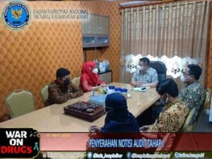 PENYERAHAN NOTISI AUDIT TAHAP I BNNP KALBAR TH. 2021 PENYERAHAN NOTISI AUDIT TAHAP I BNNP KALBAR TH. 2021