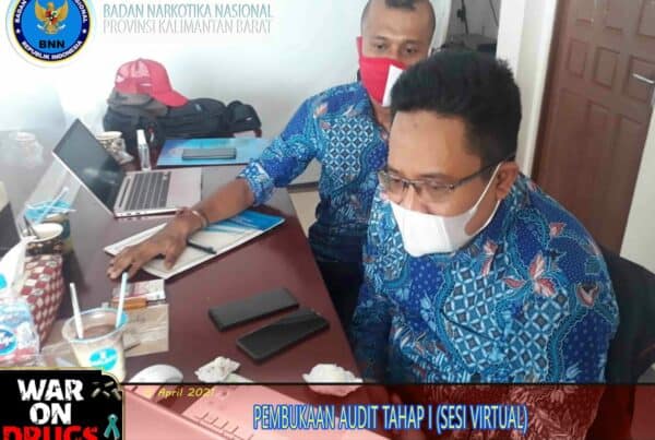 PEMBUKAAN AUDIT TAHAP I (SESI VIRTUAL) BNNP KALBAR