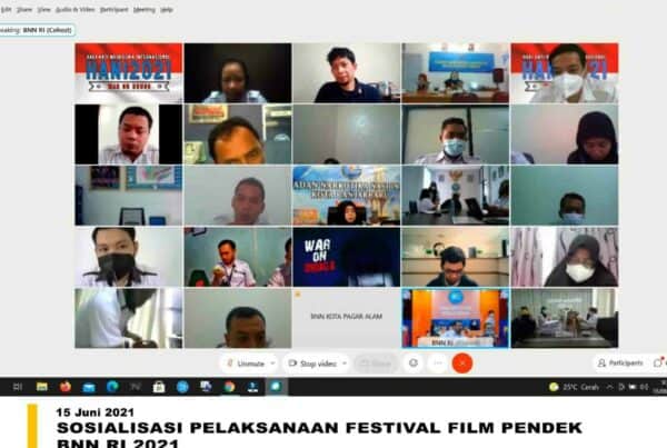 SOSIALISASI PELAKSANAAN FESTIVAL FILM PENDEK BNN RI TAHUN 2021