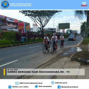 GOWES BERSAMA DALAM RANGKA HARI BHAYANGKARA KE – 75