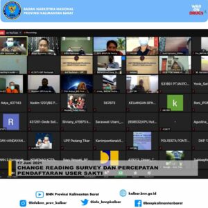 SOSIALISASI PELAKSANAAN CHANGE READING SURVEY DAN PERCEPATAN PENDAFTARAN USER SAKTI SOSIALISASI PELAKSANAAN CHANGE READING SURVEY DAN PERCEPATAN PENDAFTARAN USER SAKTI