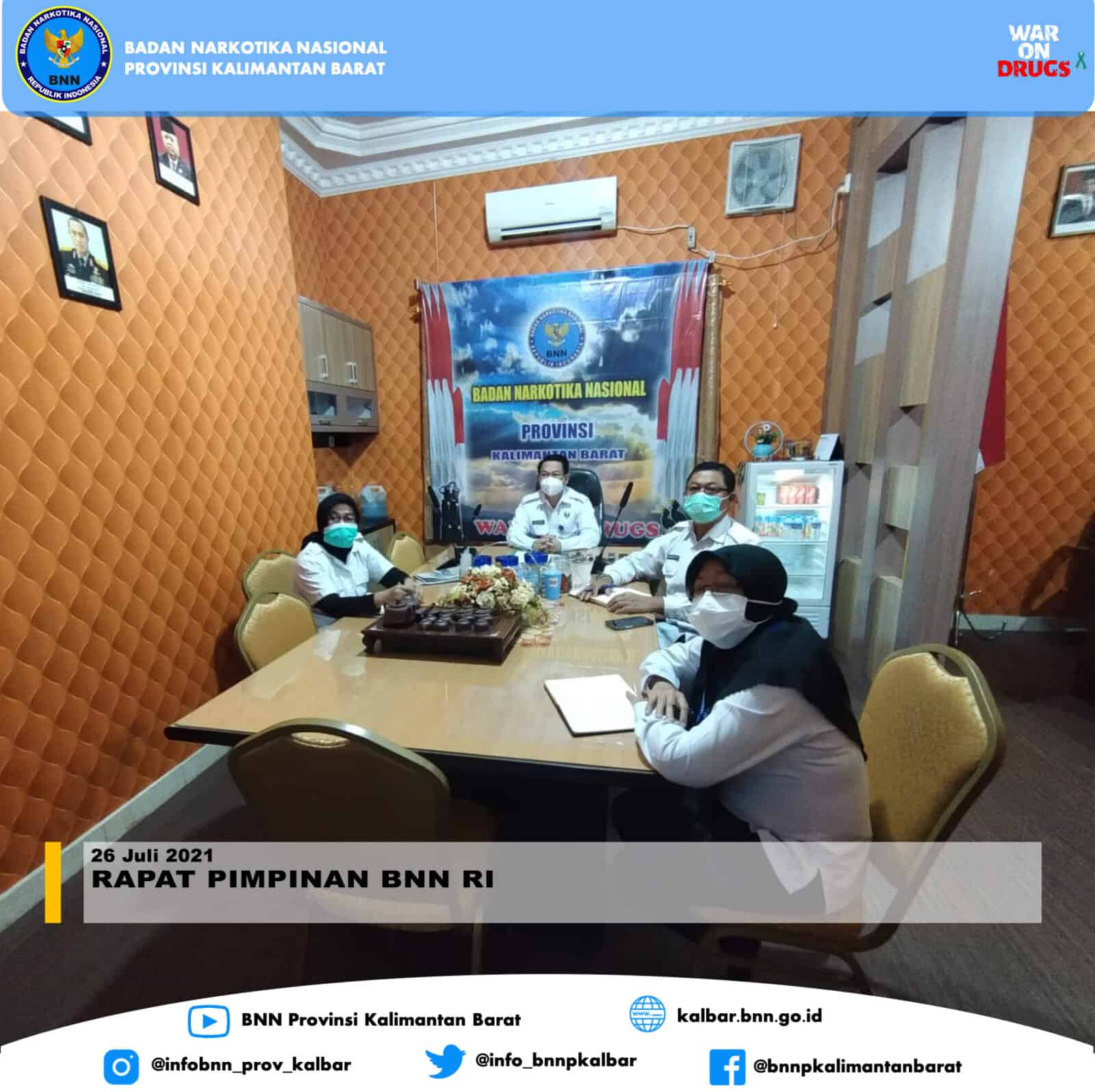 RAPAT PIMPINAN BNN RI RAPAT PIMPINAN BNN RI