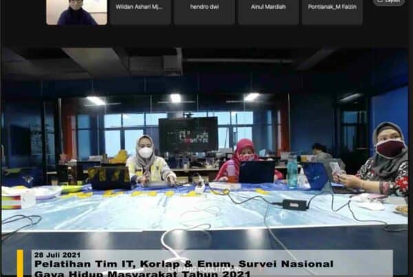 Pelatihan Tim IT, Korlap & Enum, Survei Nasional Gaya Hidup Masyarakat Tahun 2021