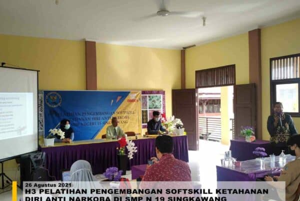 H3 PELATIHAN PENGEMBANGAN SOFTSKILL KETAHANAN DIRI ANTI NARKOBA DI SMP N 19 SINGKAWANG