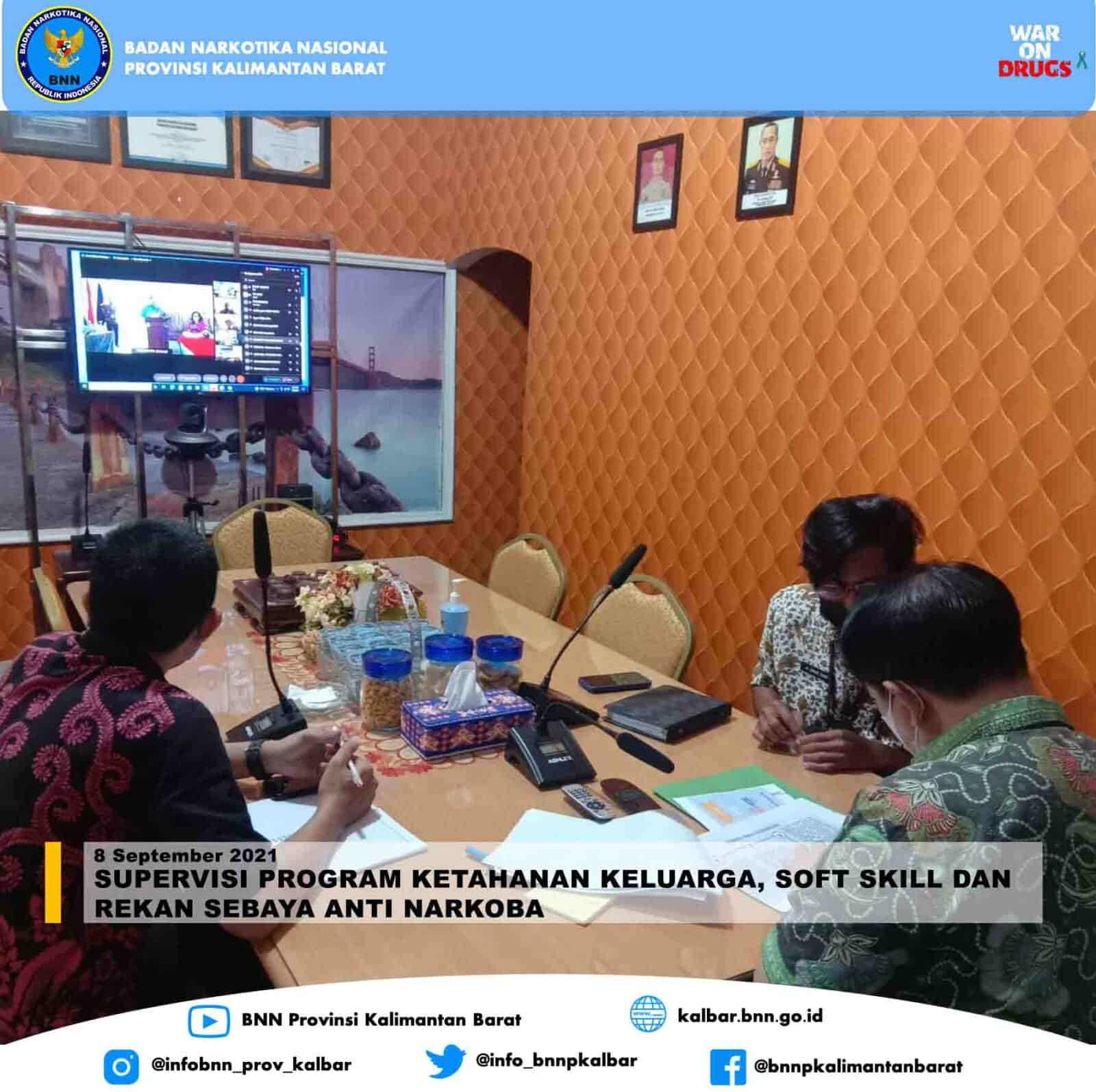 SUPERVISI PROGRAM KETAHANAN KELUARGA, SOFT SKILL DAN REKAN SEBAYA ANTI NARKOBA SUPERVISI PROGRAM KETAHANAN KELUARGA, SOFT SKILL DAN REKAN SEBAYA ANTI NARKOBA