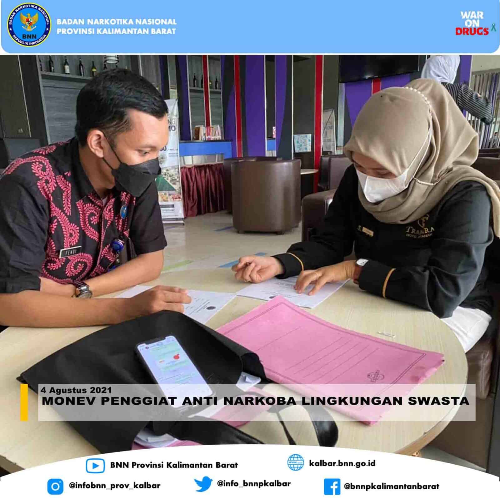 MONEV PENGGIAT ANTI NARKOBA INSTANSI SWASTA MONEV PENGGIAT ANTI NARKOBA INSTANSI SWASTA