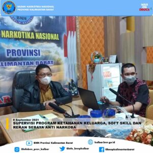 SUPERVISI PROGRAM KETAHANAN KELUARGA, SOFT SKILL DAN REKAN SEBAYA ANTI NARKOBA