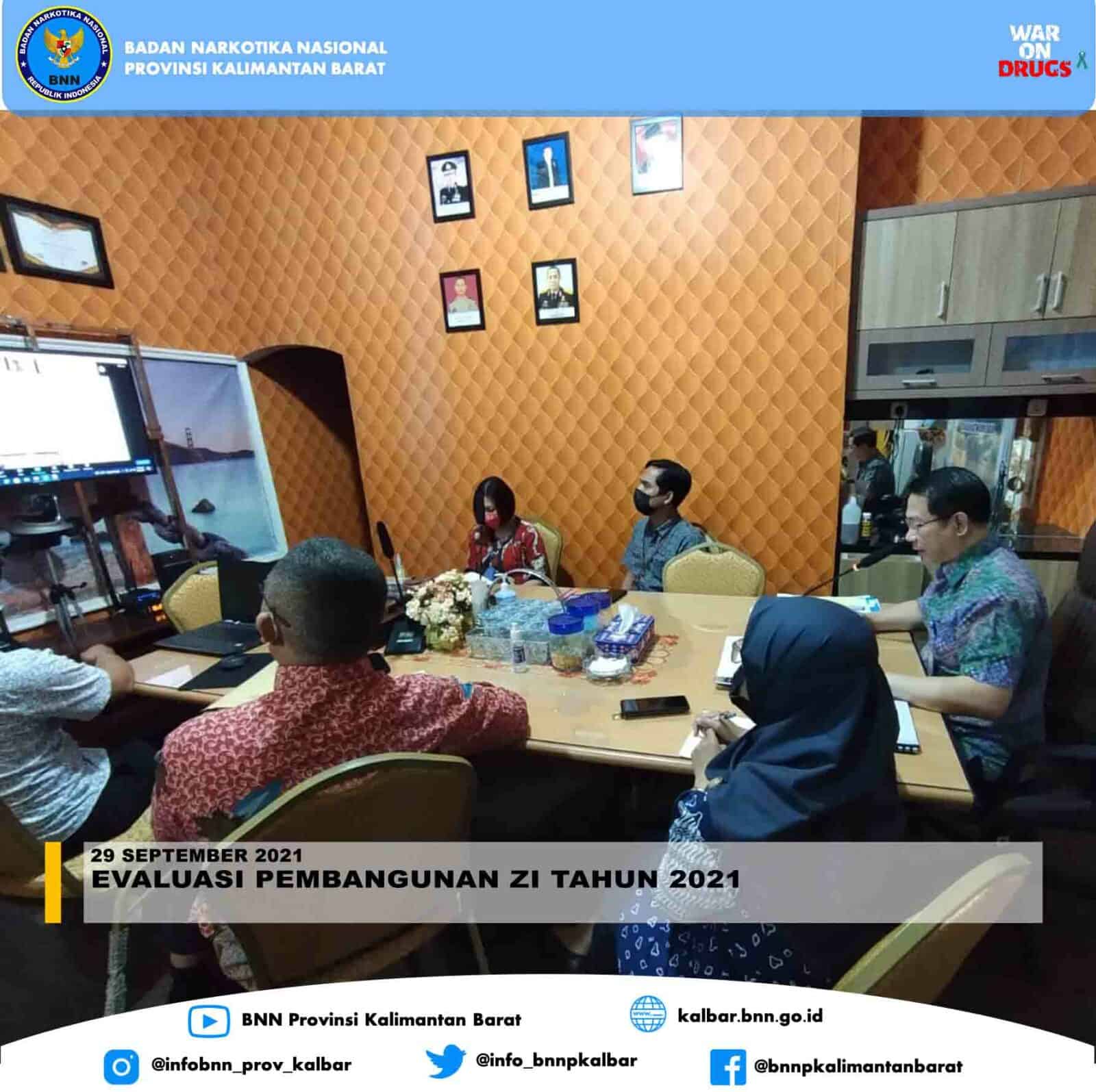 EVALUASI PEMBANGUNAN ZI TAHUN 2021 EVALUASI PEMBANGUNAN ZI TAHUN 2021