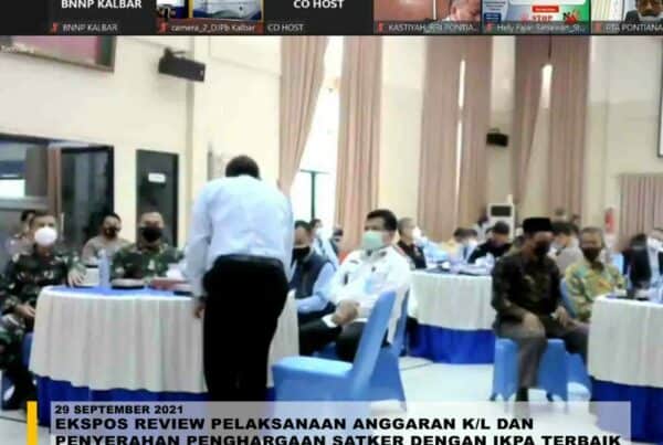 EKSPOS REVIU PELAKSANAAN ANGGARAN K/L DAN PENYERAHAN PENGHARGAAN SATKER DENGAN IKPA TERBAIK