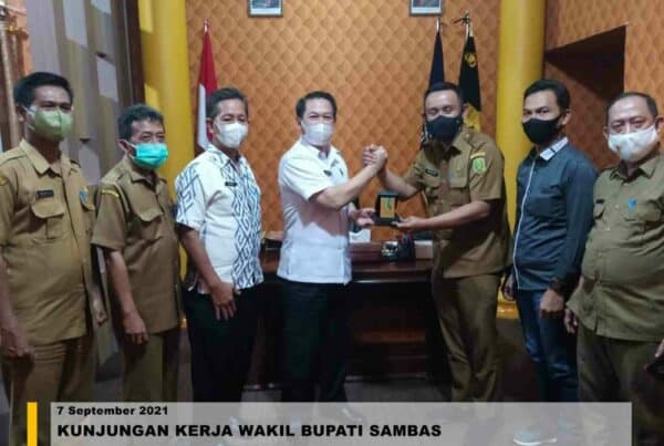 WAKIL BUPATI SAMBAS SAMBANGI BNNP KALBAR DALAM RANGKA P4GN