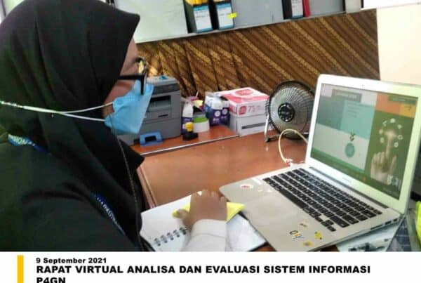 RAPAT VIRTUAL ANALISA DAN EVALUASI SISTEM INFORMASI P4GN